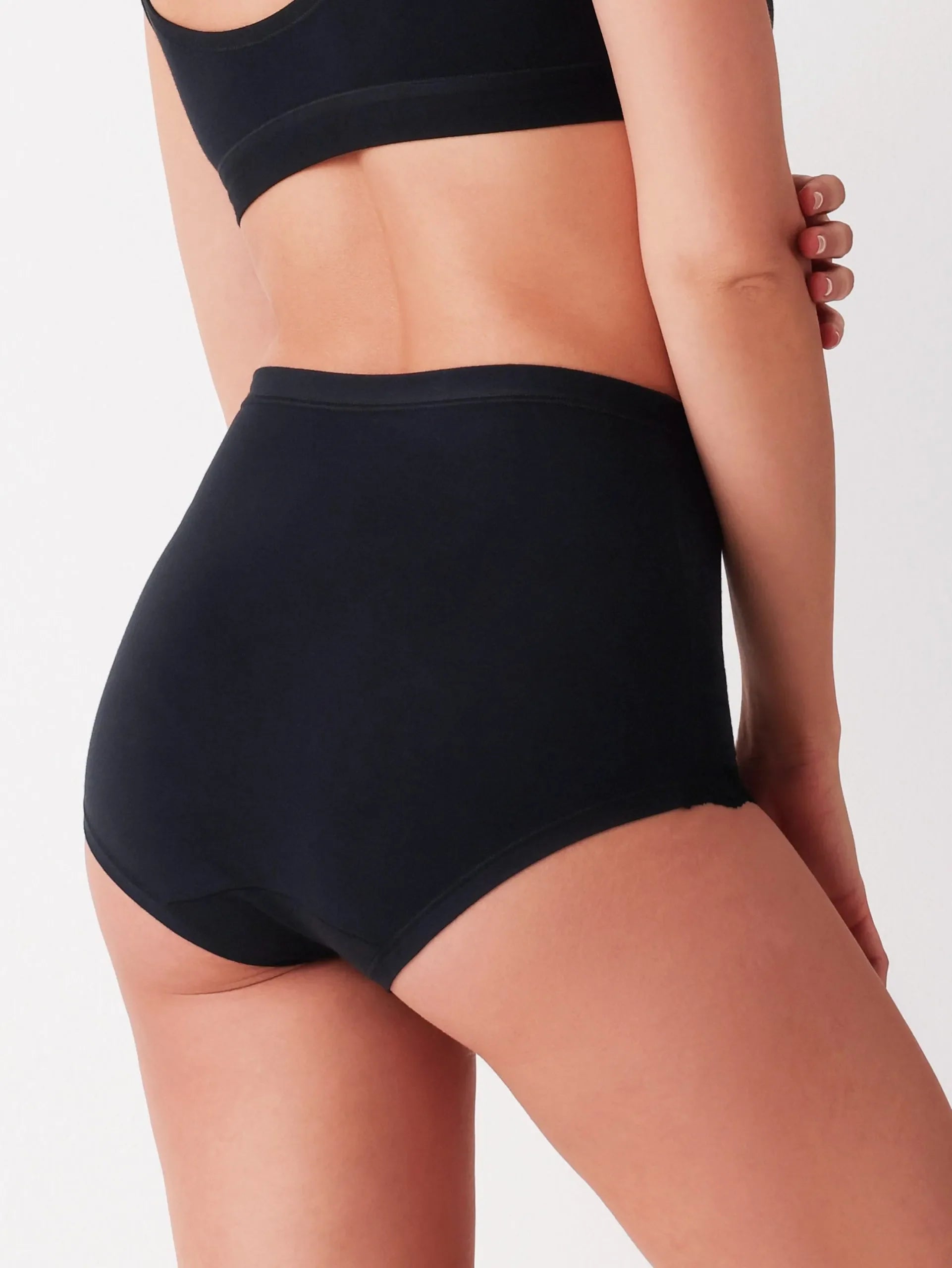 Baumwoll-Maxislips mit Spitze, 3er-Pack AD214