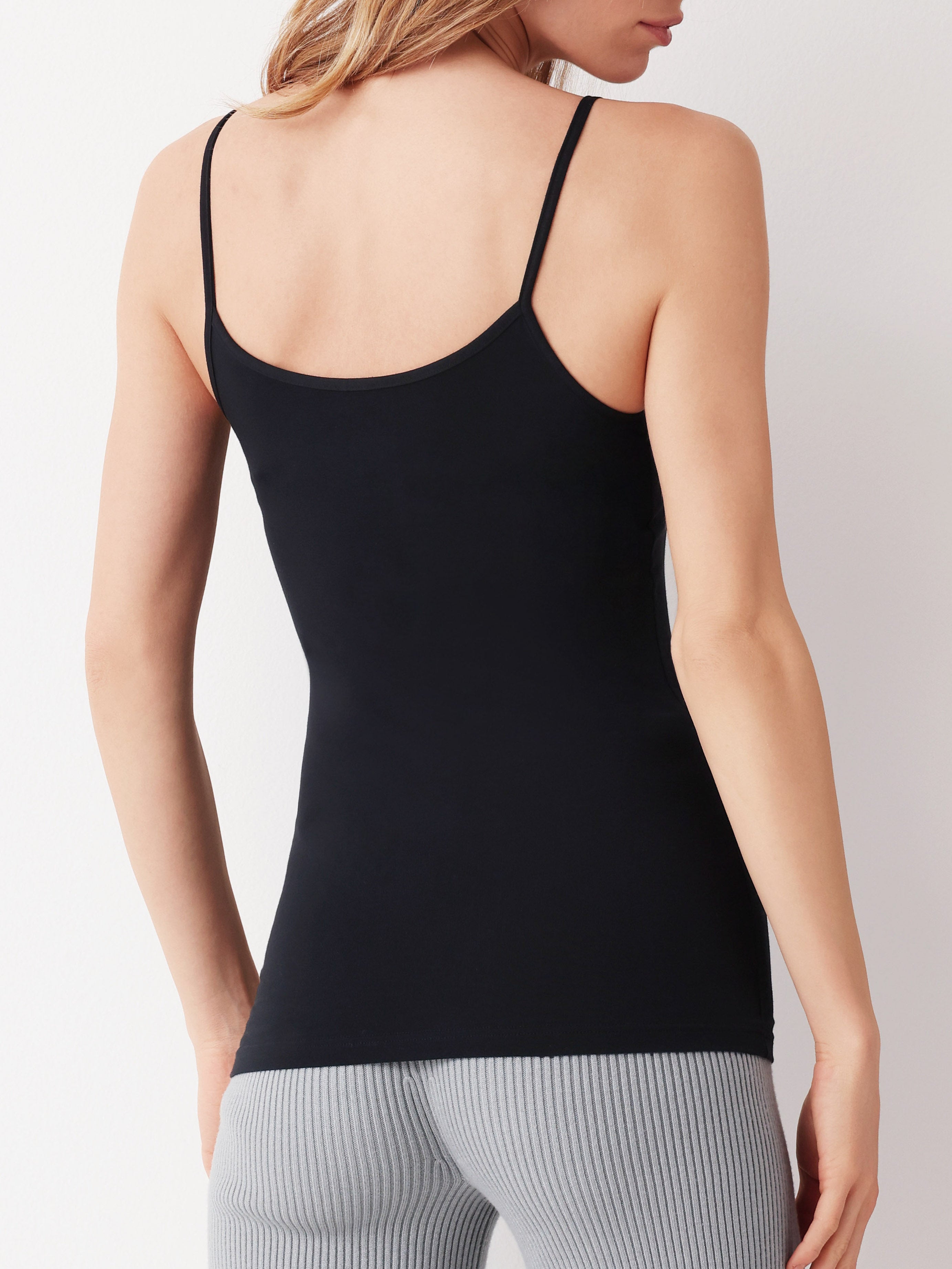 Cotonella-Top Spalla Stretta Spitze GD135